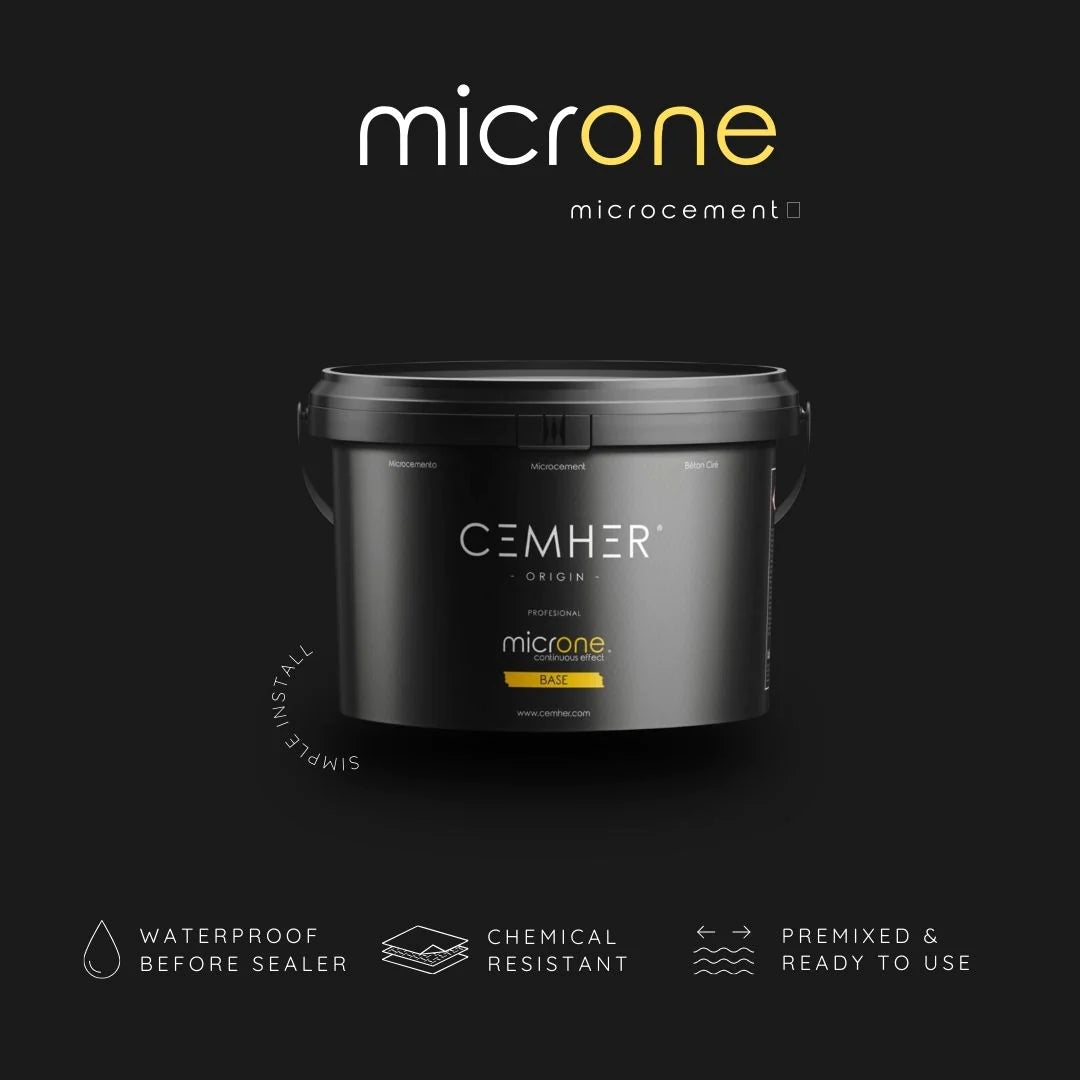 CEMHER Microcement DIY MICRONE Bucket features