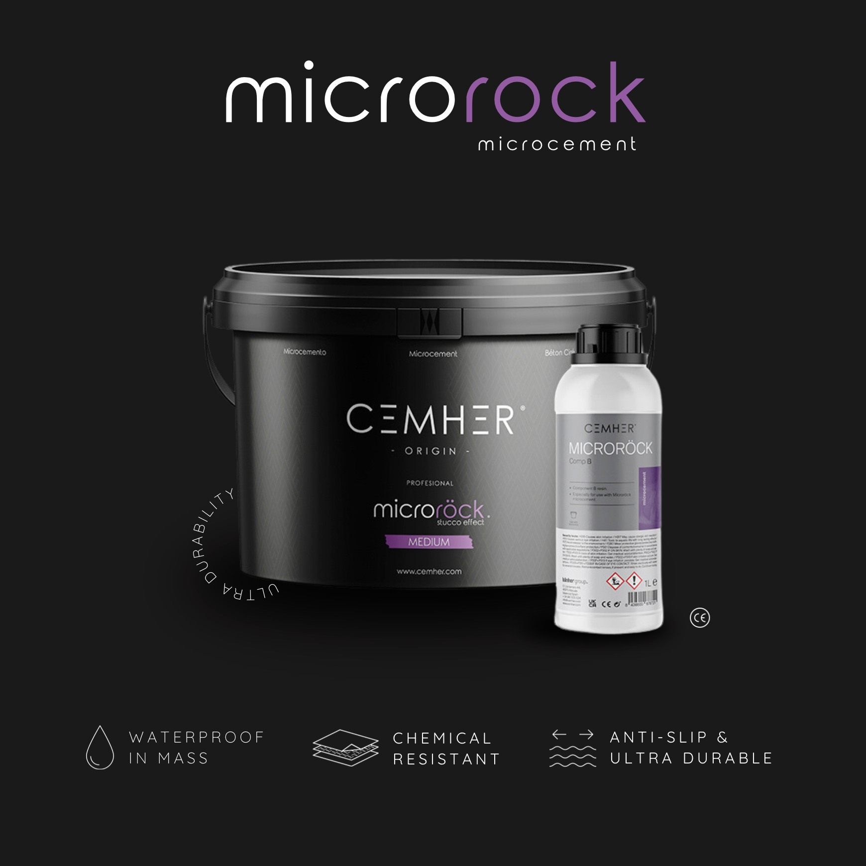 CEMHER AUSTRALIA MICROCEMENT microrock bucket 10kg