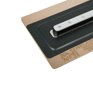 NELA FLEXII GOLD ROUNDED EDGE FINISHING TROWEL 355 x 110mm - CEMHER