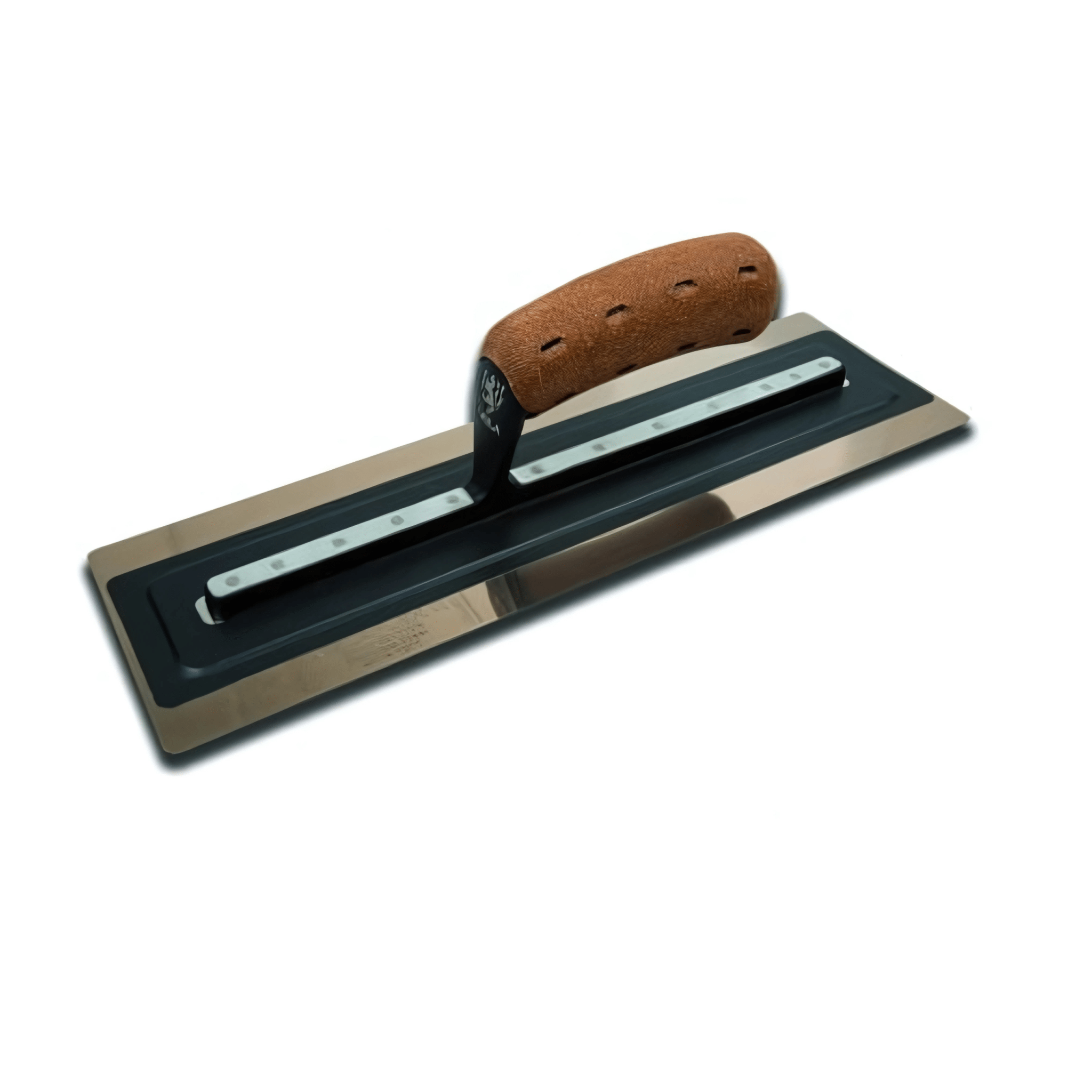 NELA FLEXII GOLD ROUNDED EDGE FINISHING TROWEL 355 x 110mm - CEMHER